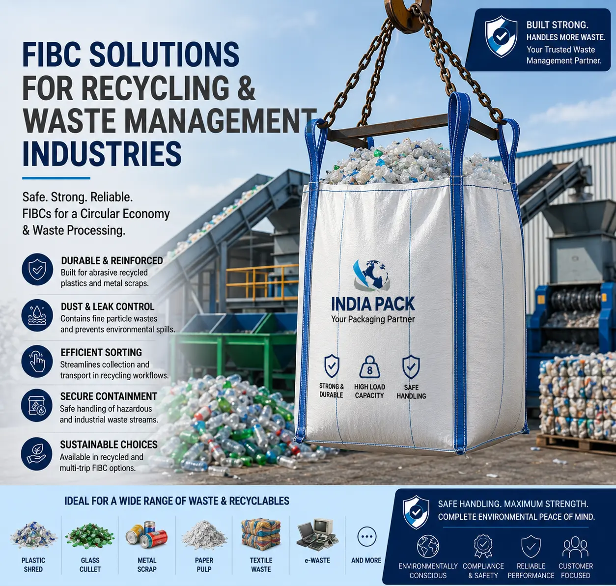 India Pack - Waste management and recycling Jumbo bags