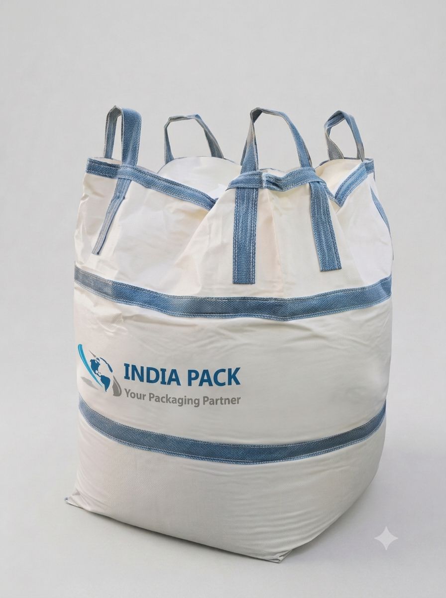Circular FIBC Bag with Centre Perimeter band India | India Pack